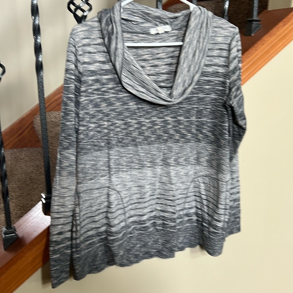 Size medium cowl neck pull over